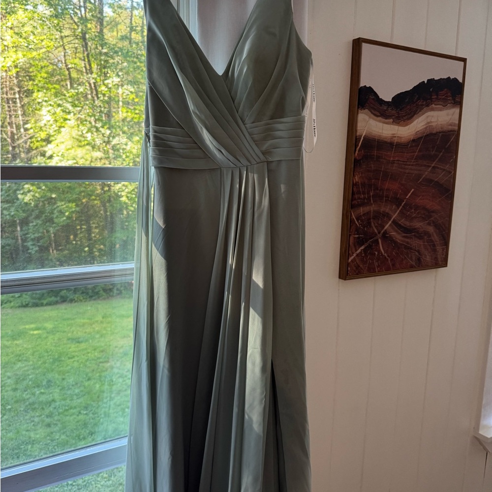 JJs House Sage Green Bridesmaid Dress